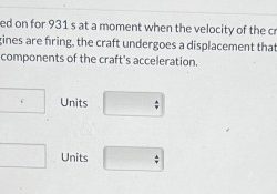 On a spacecraft two engines are turned on