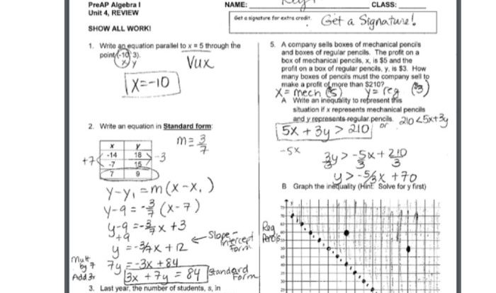 Unit 3 lesson 3 practice problems answer key