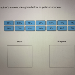Classify molecules given polar nonpolar each below so2 solved